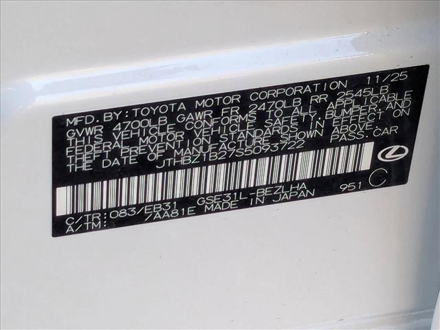 new 2025 Lexus IS 350 car, priced at $47,058