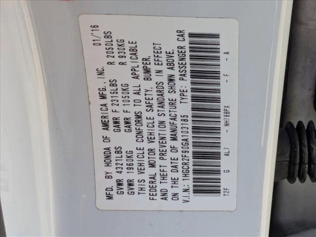 used 2016 Honda Accord car, priced at $16,995