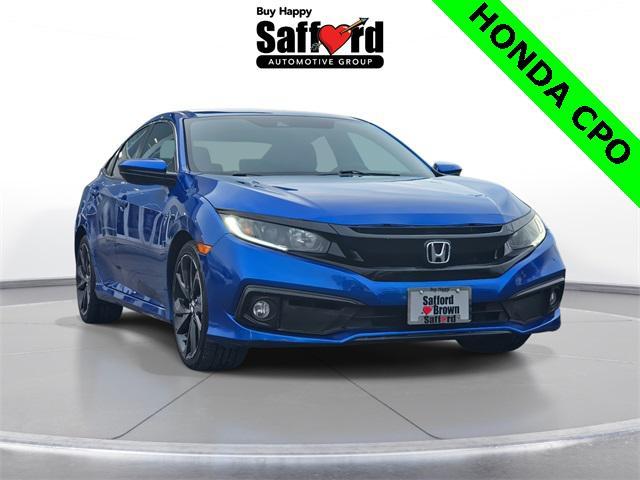 used 2019 Honda Civic car, priced at $18,498