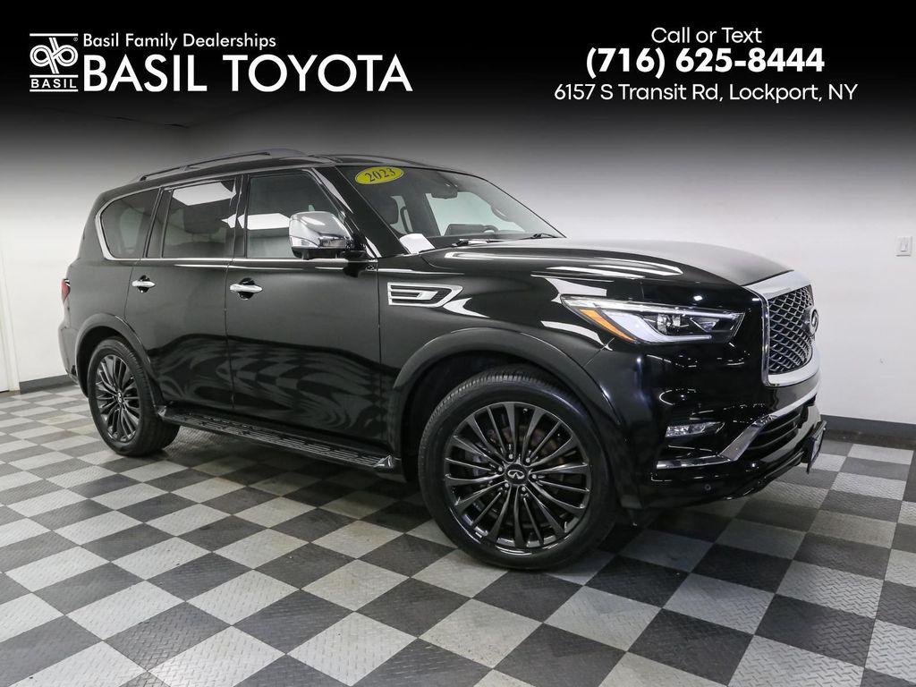 used 2023 INFINITI QX80 car, priced at $49,999