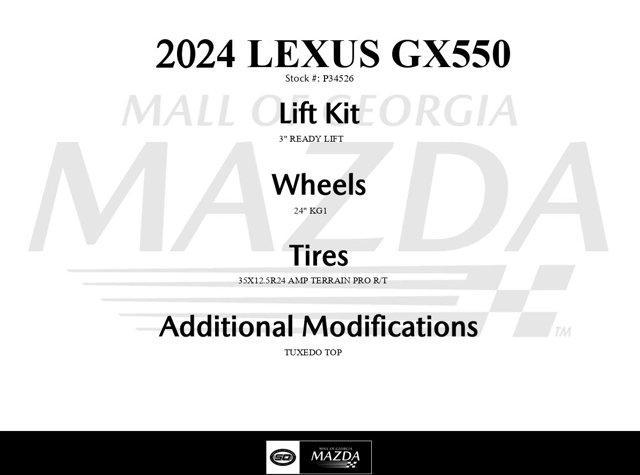 used 2024 Lexus GX 550 car, priced at $104,937
