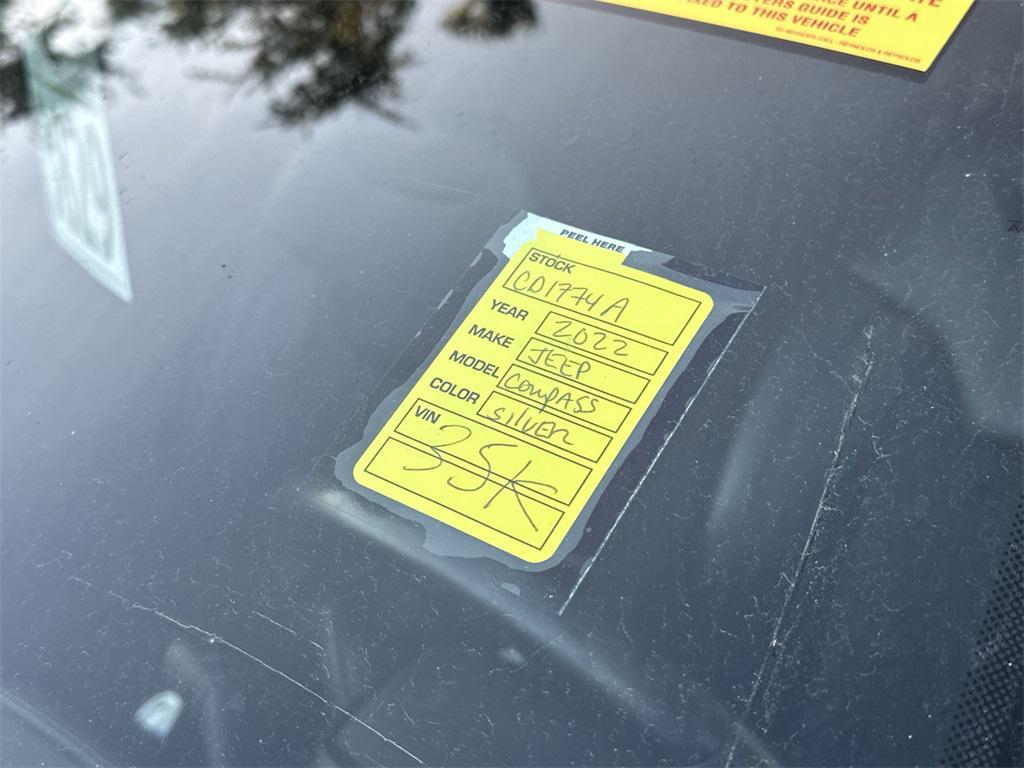 used 2022 Jeep Compass car, priced at $19,991