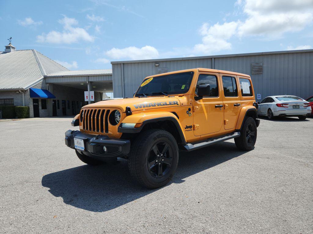 used 2021 Jeep Wrangler Unlimited car, priced at $25,491