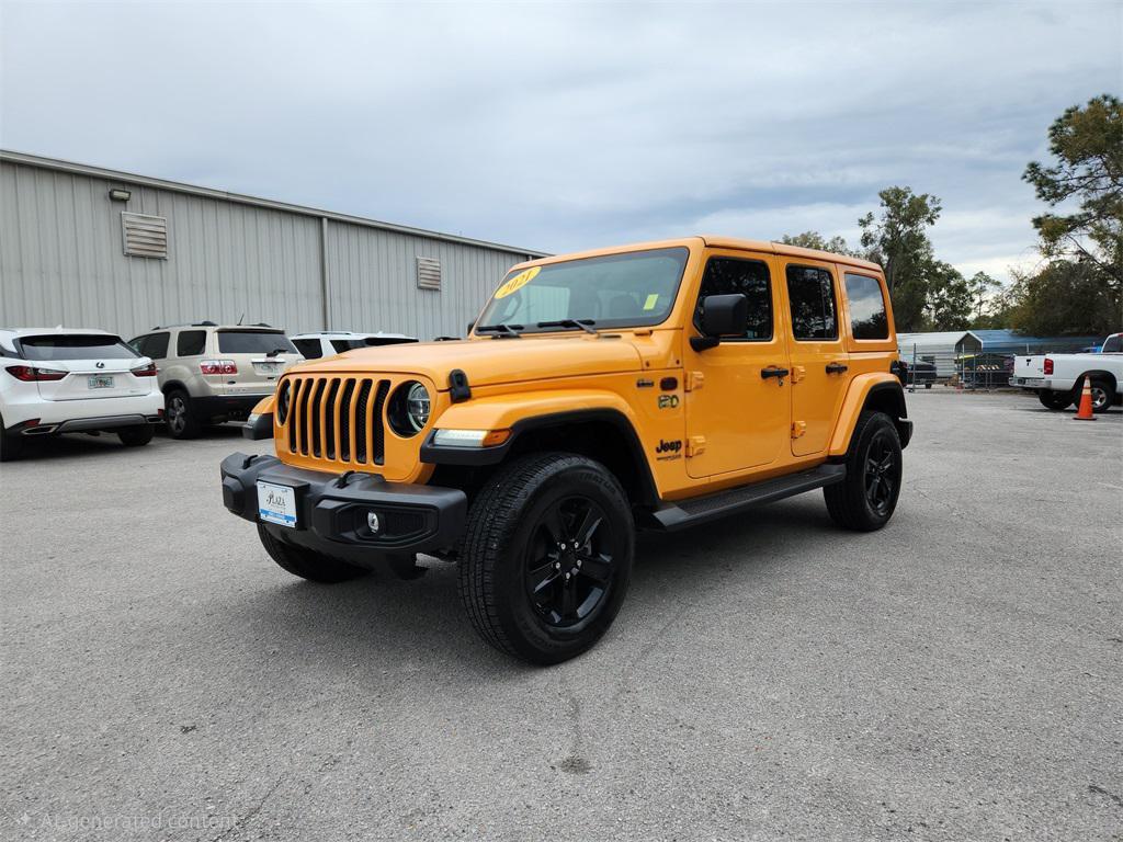 used 2021 Jeep Wrangler Unlimited car, priced at $28,991