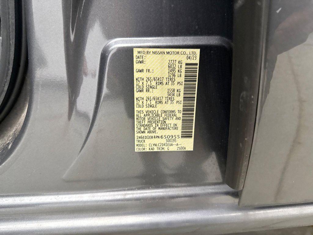 used 2023 Nissan Frontier car, priced at $35,000
