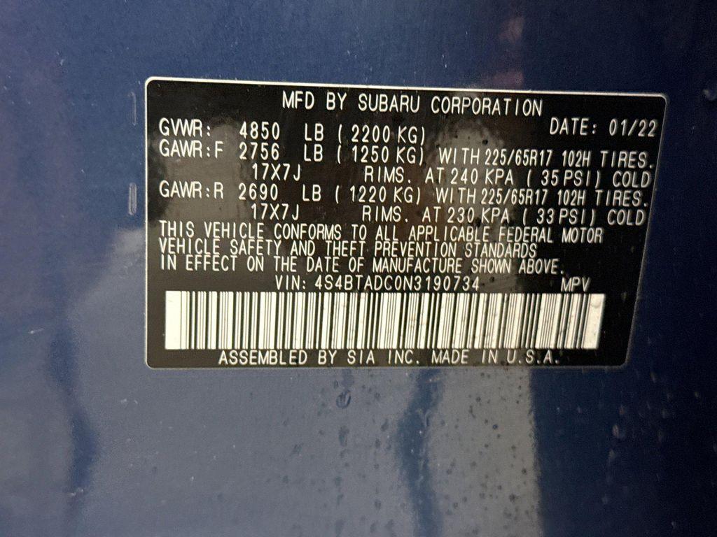 used 2022 Subaru Outback car, priced at $23,200