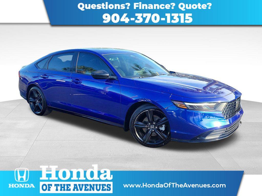 used 2023 Honda Accord Hybrid car, priced at $26,091
