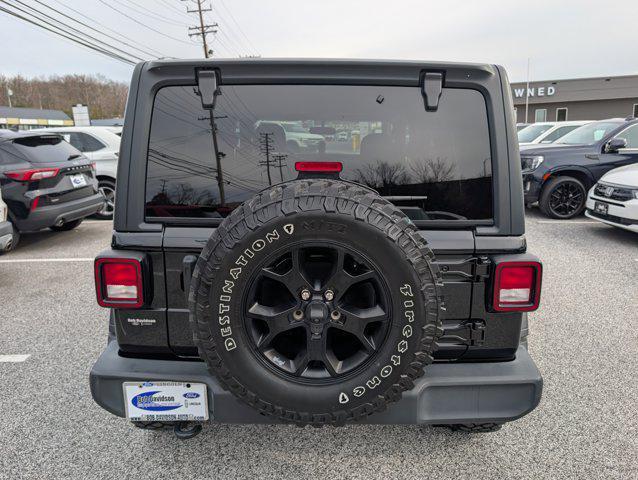 used 2021 Jeep Wrangler car, priced at $27,000