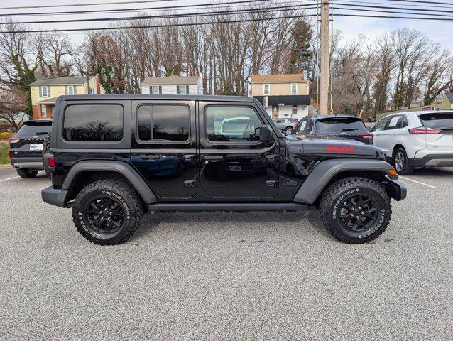 used 2021 Jeep Wrangler car, priced at $27,000