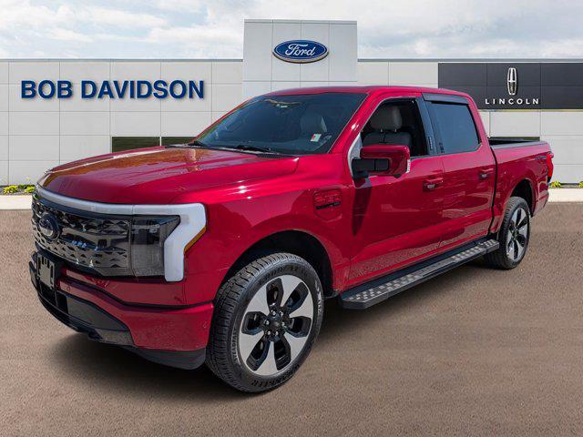 used 2022 Ford F-150 Lightning car, priced at $45,800