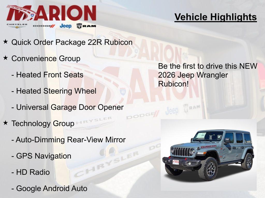 new 2026 Jeep Wrangler car, priced at $60,927