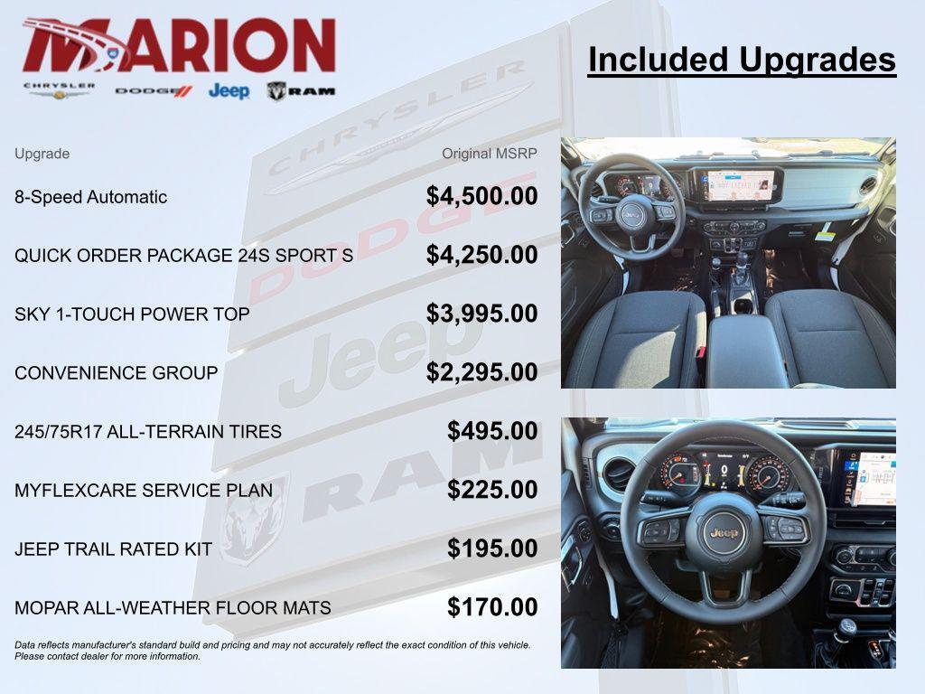 new 2026 Jeep Wrangler car, priced at $42,650