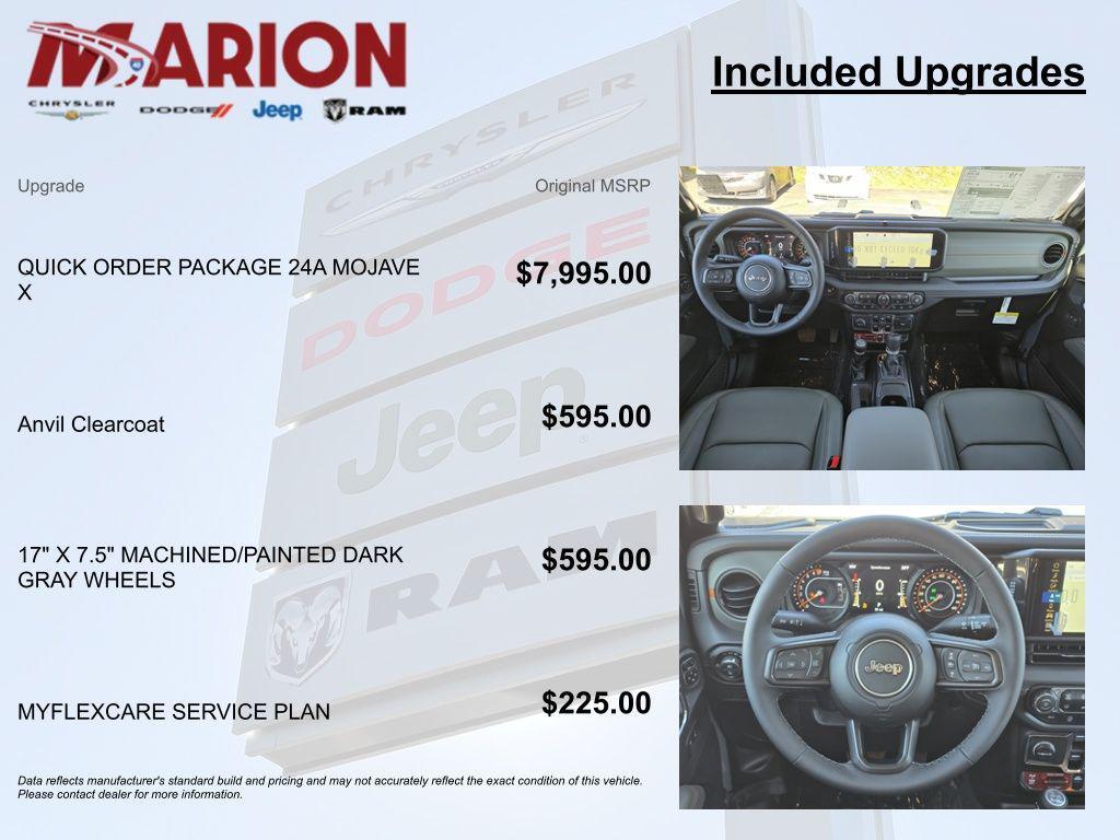 new 2026 Jeep Gladiator car, priced at $53,735