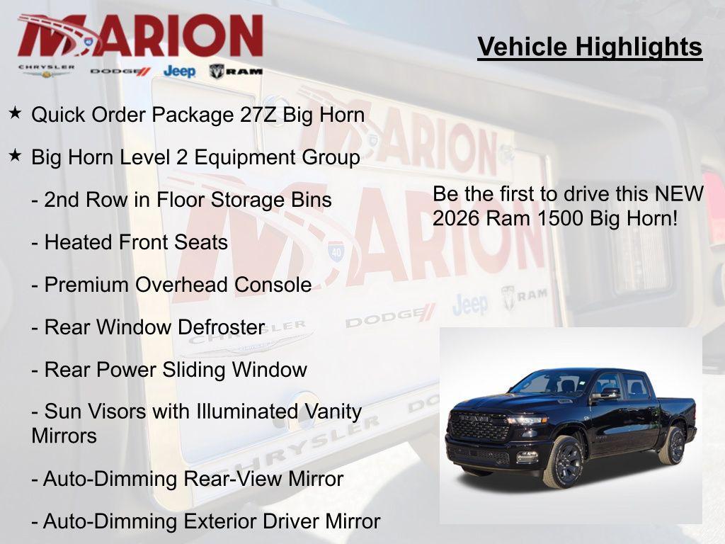 new 2026 Ram 1500 car, priced at $53,469
