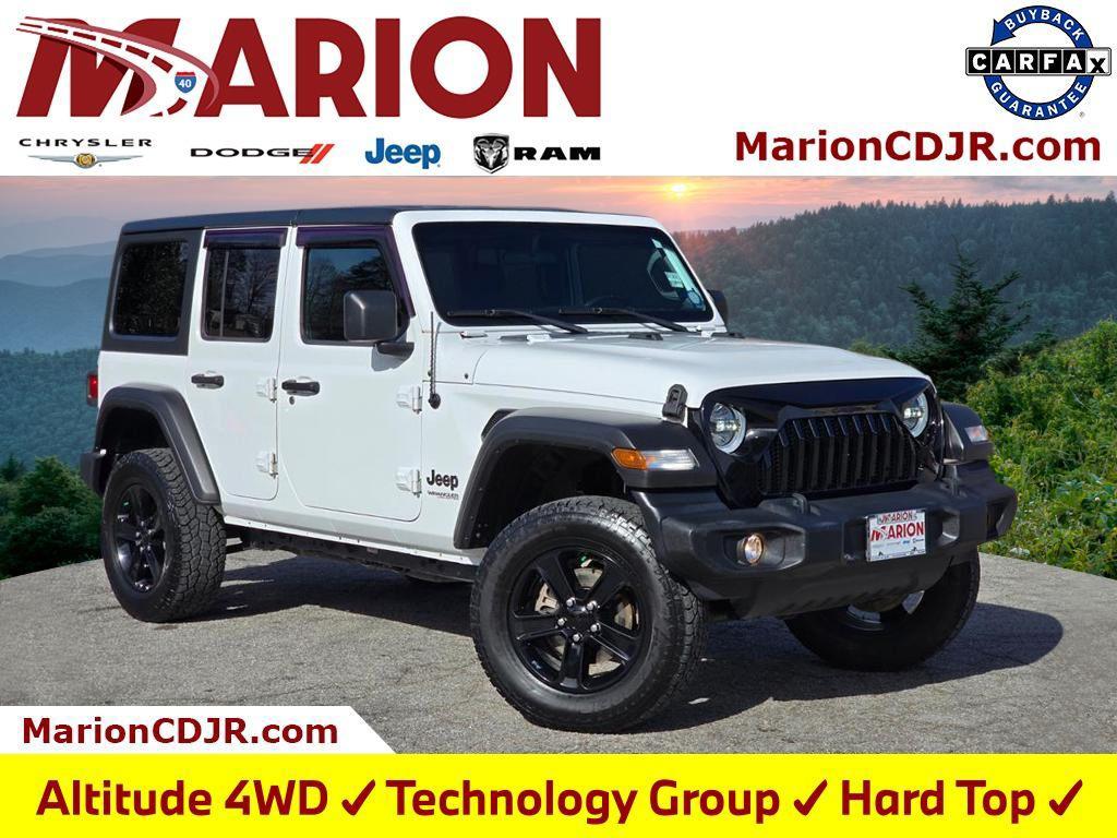 used 2021 Jeep Wrangler Unlimited car, priced at $26,966