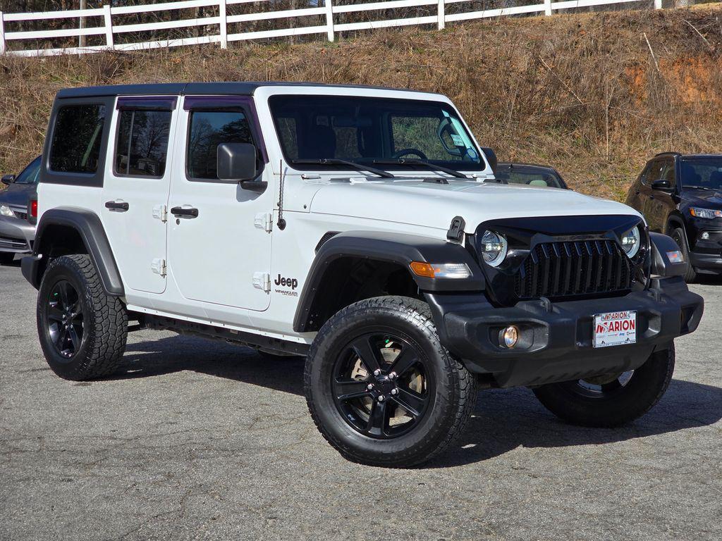 used 2021 Jeep Wrangler Unlimited car, priced at $24,200