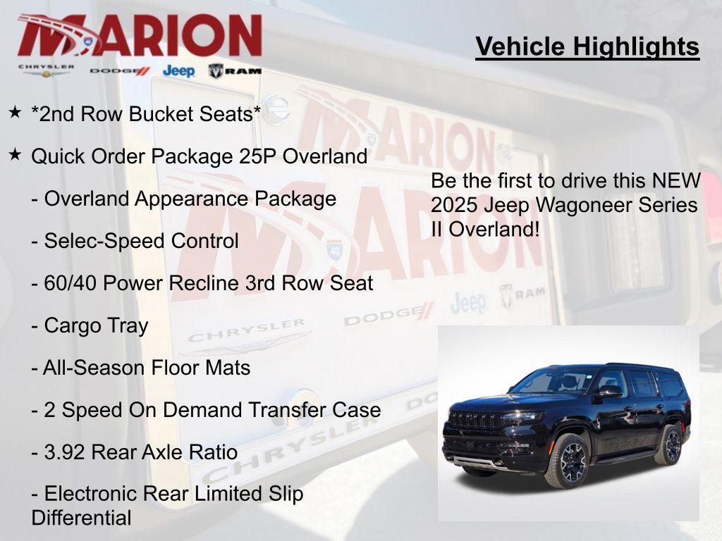 new 2025 Jeep Wagoneer car, priced at $69,488