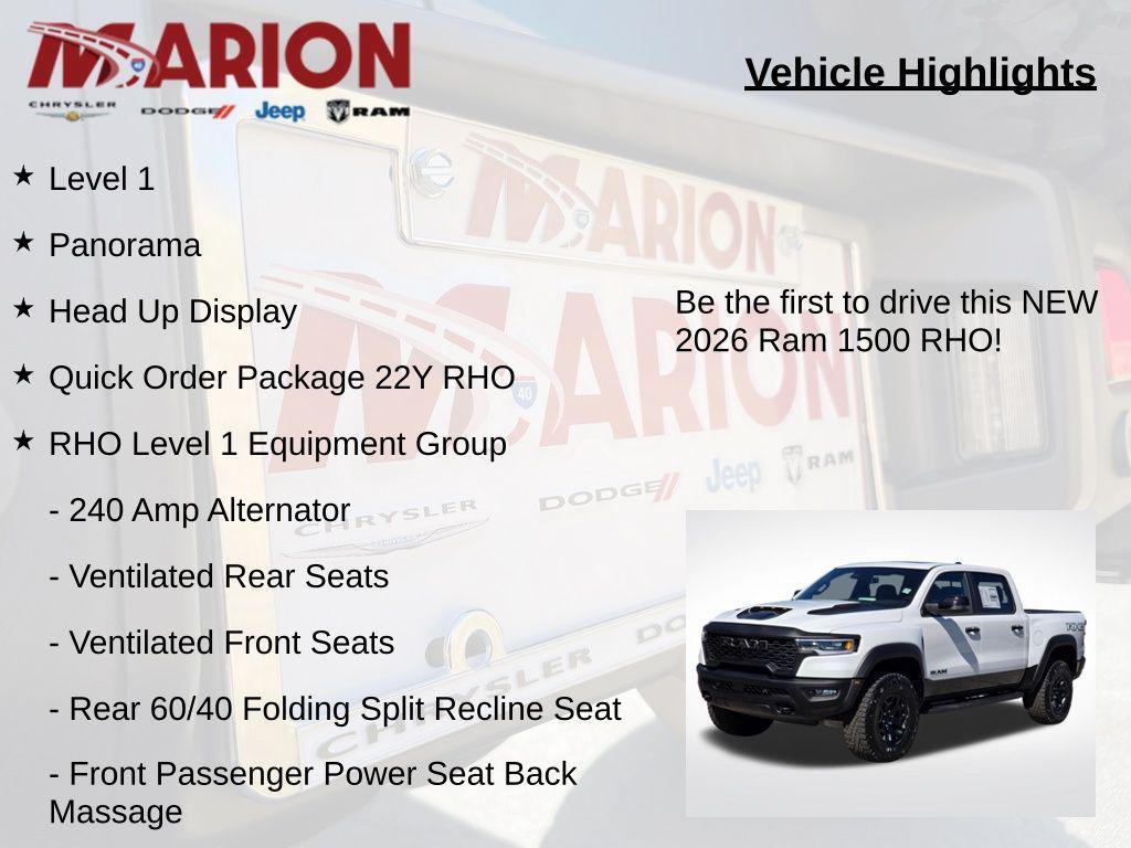 new 2026 Ram 1500 car, priced at $82,703