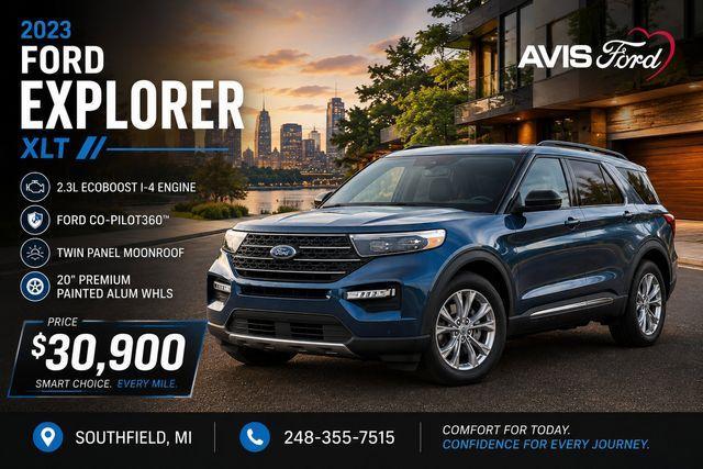 used 2023 Ford Explorer car, priced at $30,900