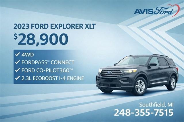 used 2023 Ford Explorer car, priced at $28,900