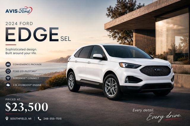used 2024 Ford Edge car, priced at $23,500