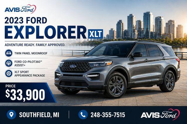 used 2023 Ford Explorer car, priced at $33,900