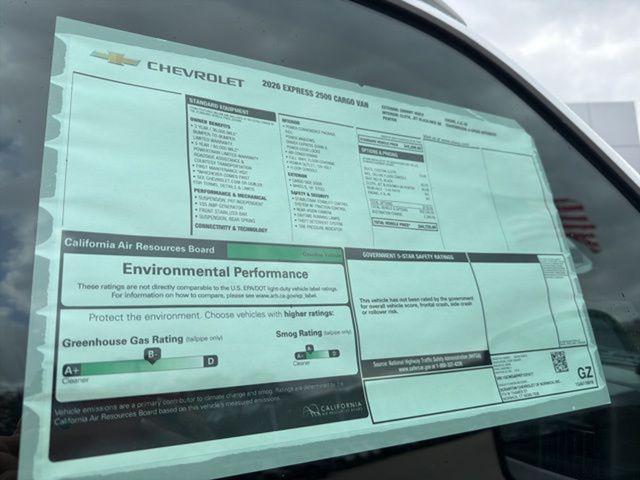 new 2026 Chevrolet Express 2500 car, priced at $44,725