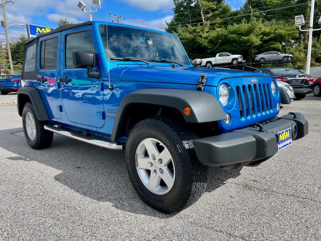 used 2016 Jeep Wrangler Unlimited car, priced at $16,999