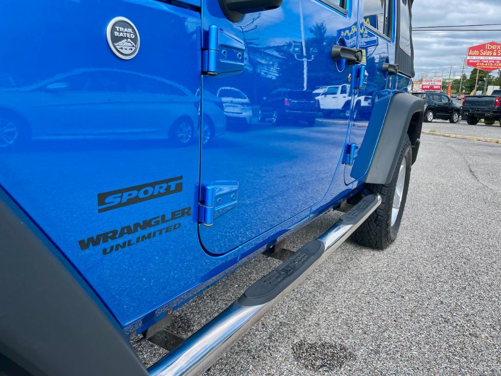 used 2016 Jeep Wrangler Unlimited car, priced at $16,999