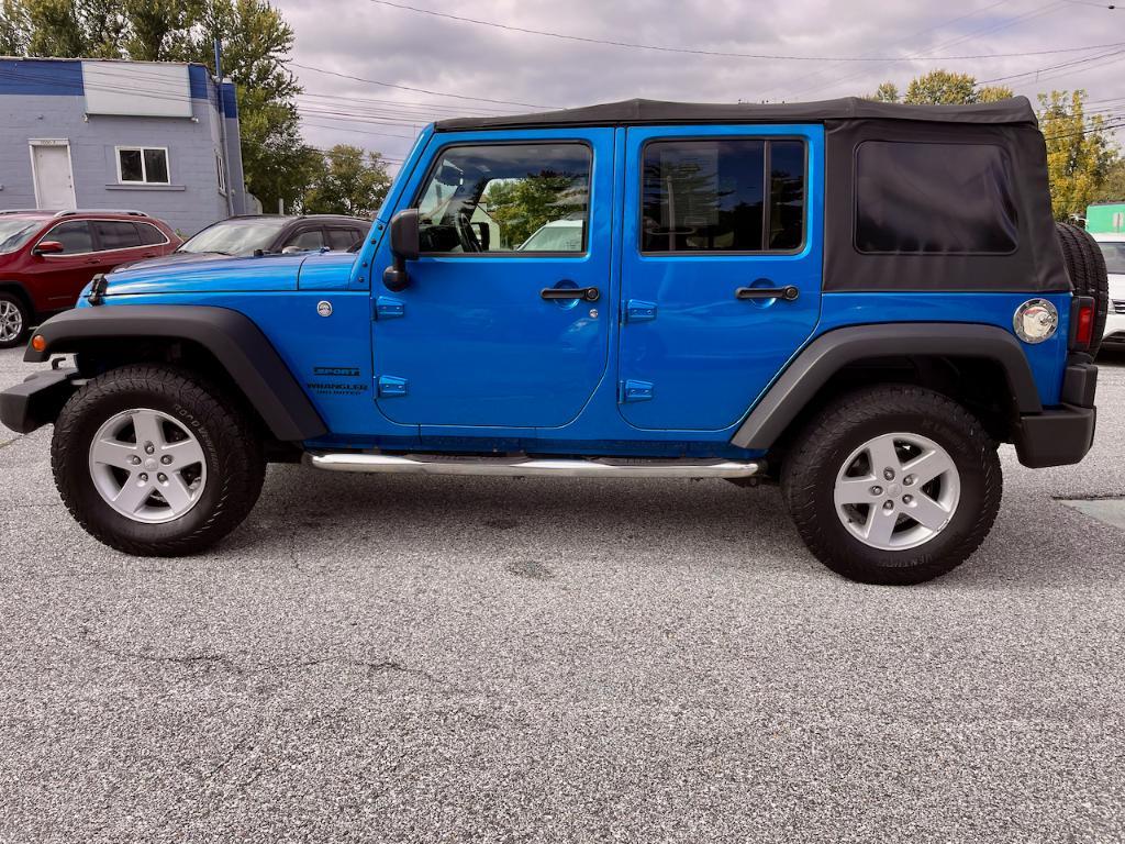 used 2016 Jeep Wrangler Unlimited car, priced at $16,999