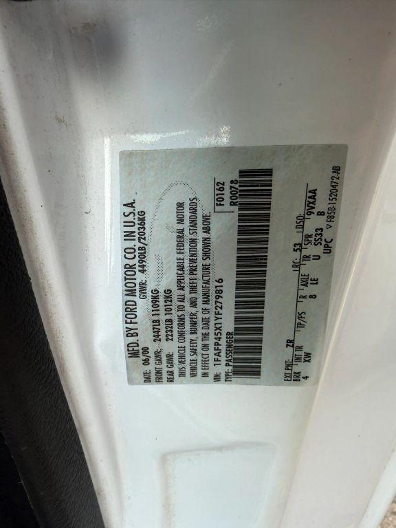 used 2000 Ford Mustang car, priced at $9,900