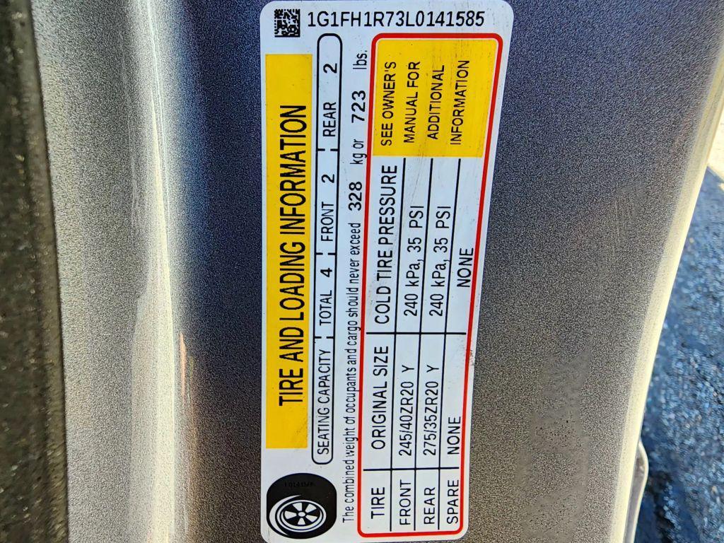 used 2020 Chevrolet Camaro car, priced at $36,990