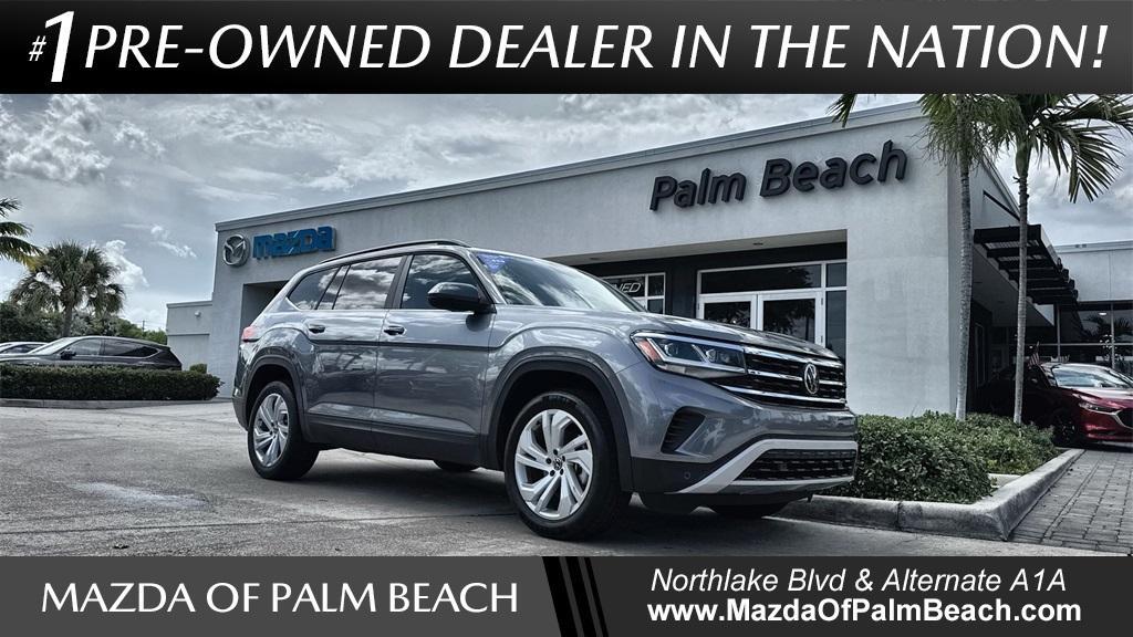 used 2022 Volkswagen Atlas car, priced at $19,896