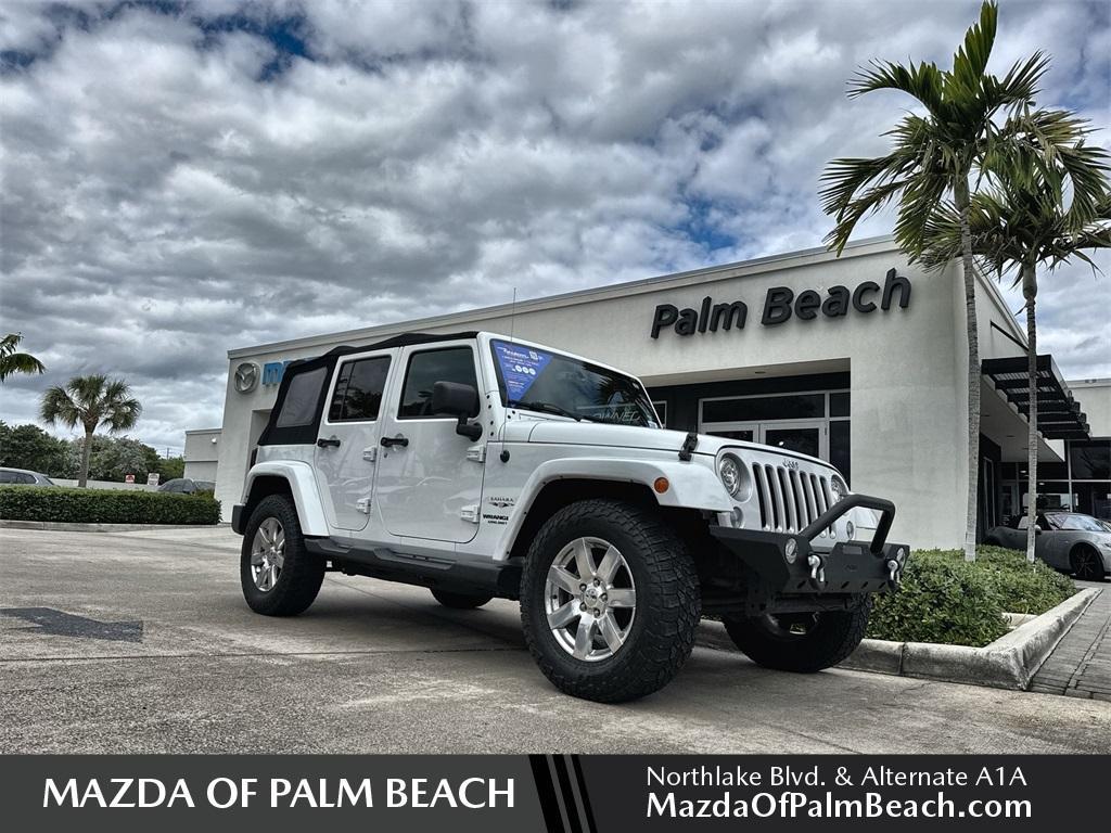 used 2017 Jeep Wrangler Unlimited car, priced at $15,999