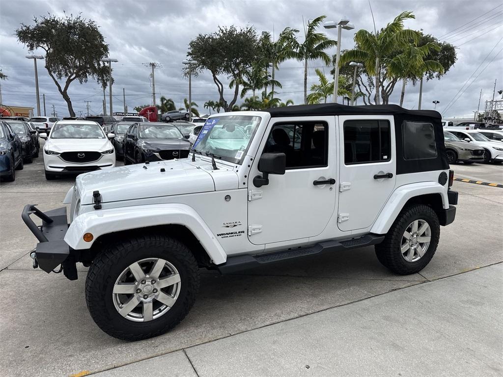 used 2017 Jeep Wrangler Unlimited car, priced at $15,999
