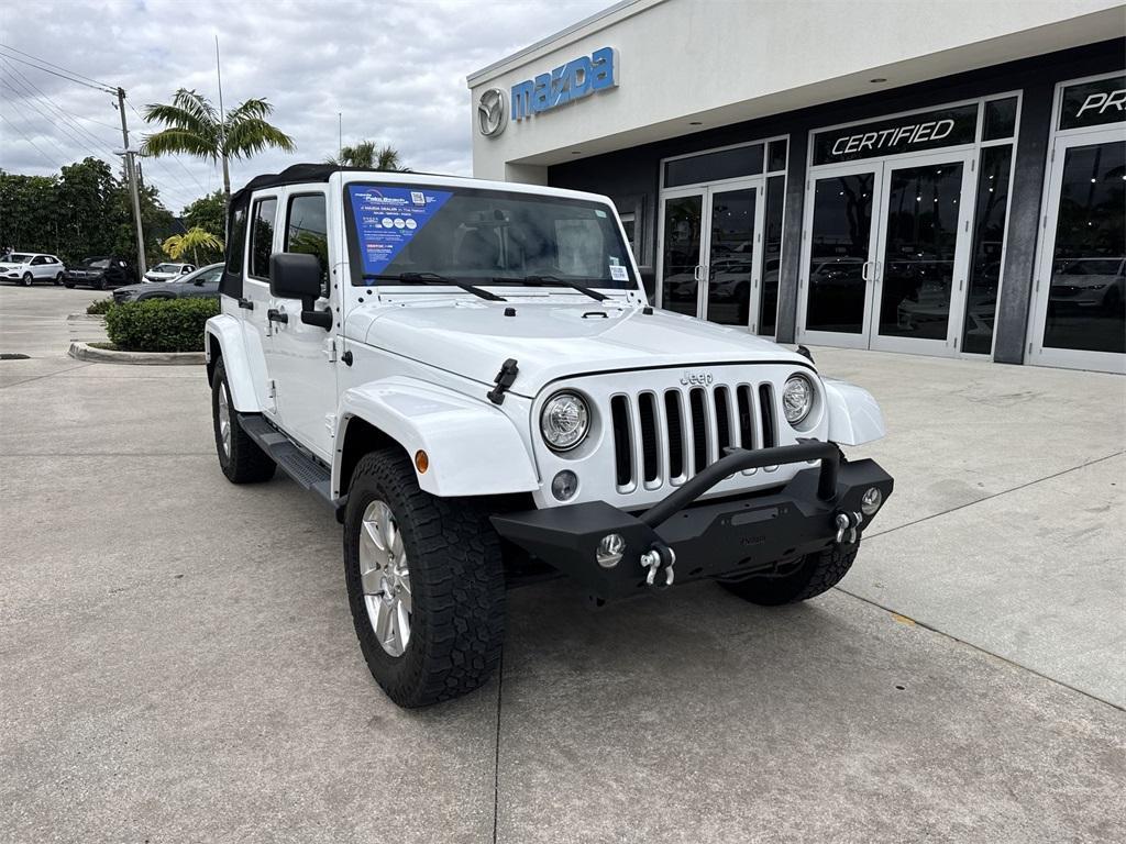 used 2017 Jeep Wrangler Unlimited car, priced at $15,999