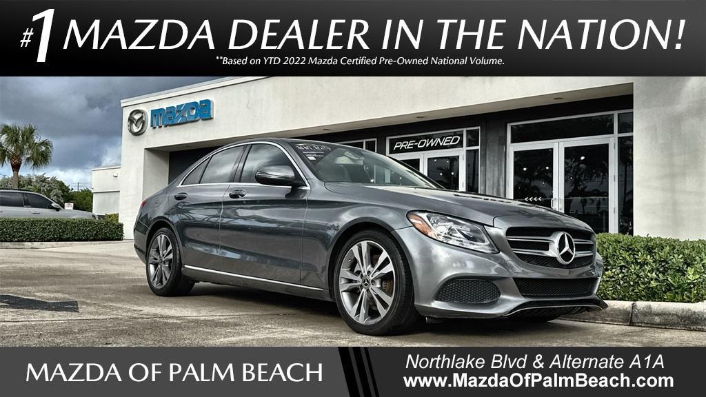 used 2018 Mercedes-Benz C-Class car, priced at $13,499