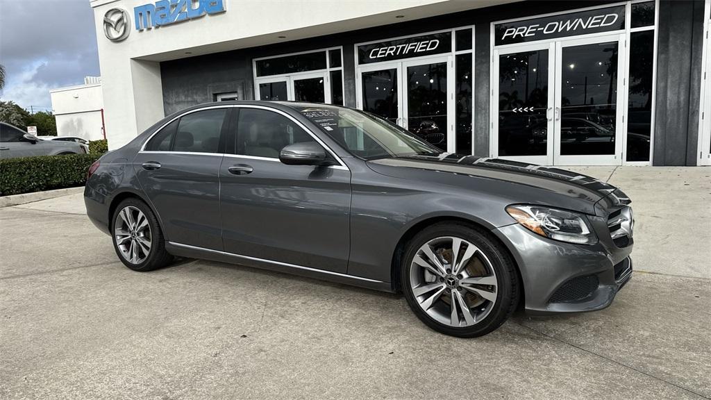 used 2018 Mercedes-Benz C-Class car, priced at $12,754