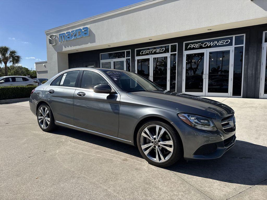 used 2018 Mercedes-Benz C-Class car, priced at $11,999