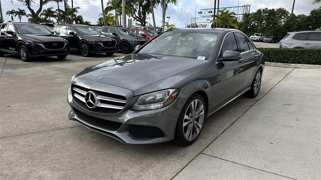 used 2018 Mercedes-Benz C-Class car, priced at $12,754
