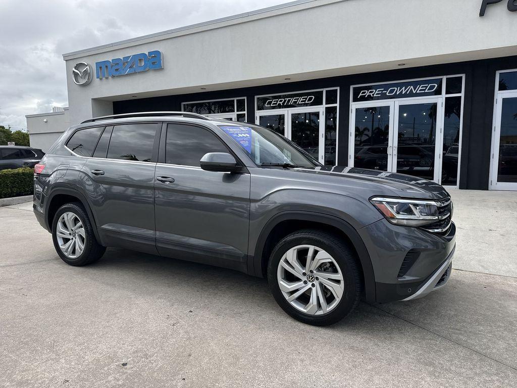 used 2021 Volkswagen Atlas car, priced at $18,999