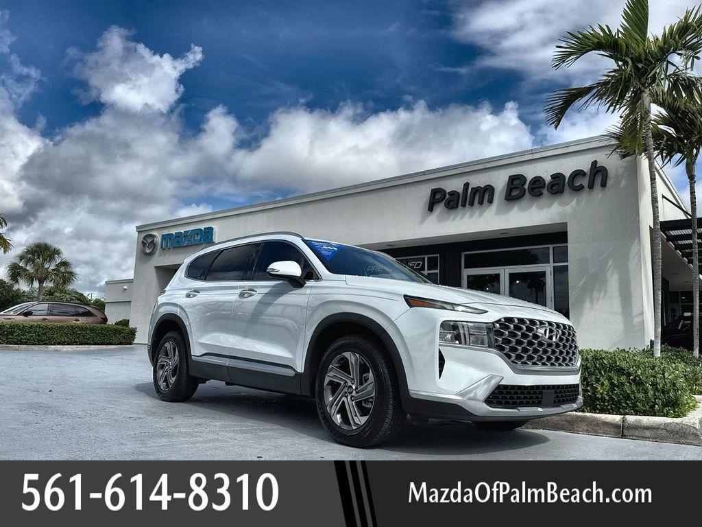 used 2021 Hyundai Santa Fe car, priced at $19,998