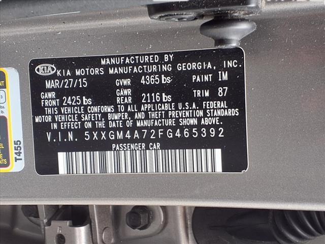 used 2015 Kia Optima car, priced at $8,995