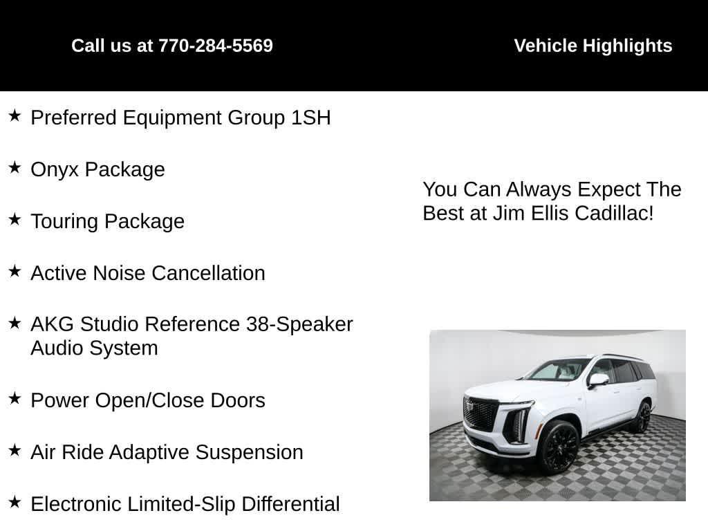 used 2026 Cadillac Escalade car, priced at $145,500