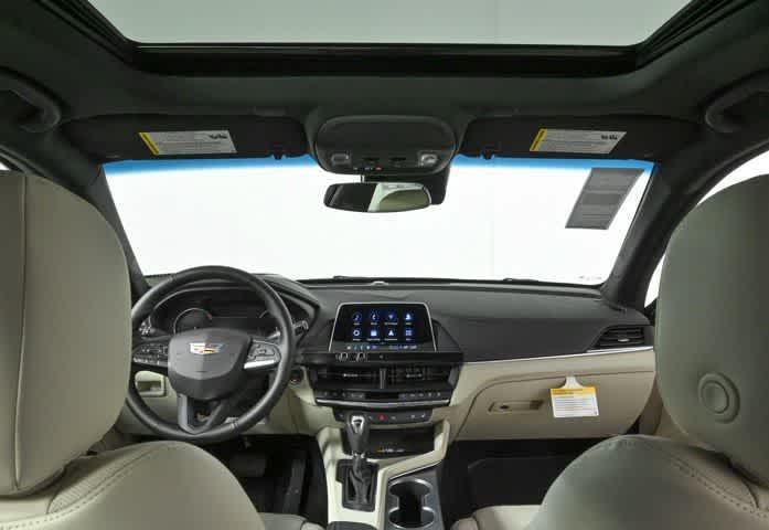 new 2025 Cadillac CT4 car, priced at $44,135