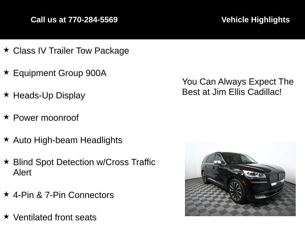 used 2020 Lincoln Aviator car, priced at $40,500