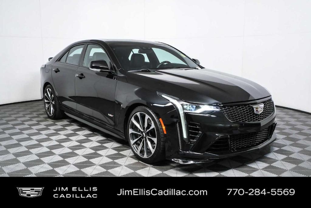 used 2023 Cadillac CT4-V car, priced at $58,210