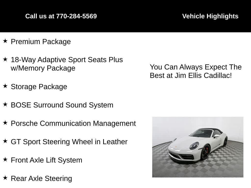 used 2023 Porsche 911 car, priced at $157,500