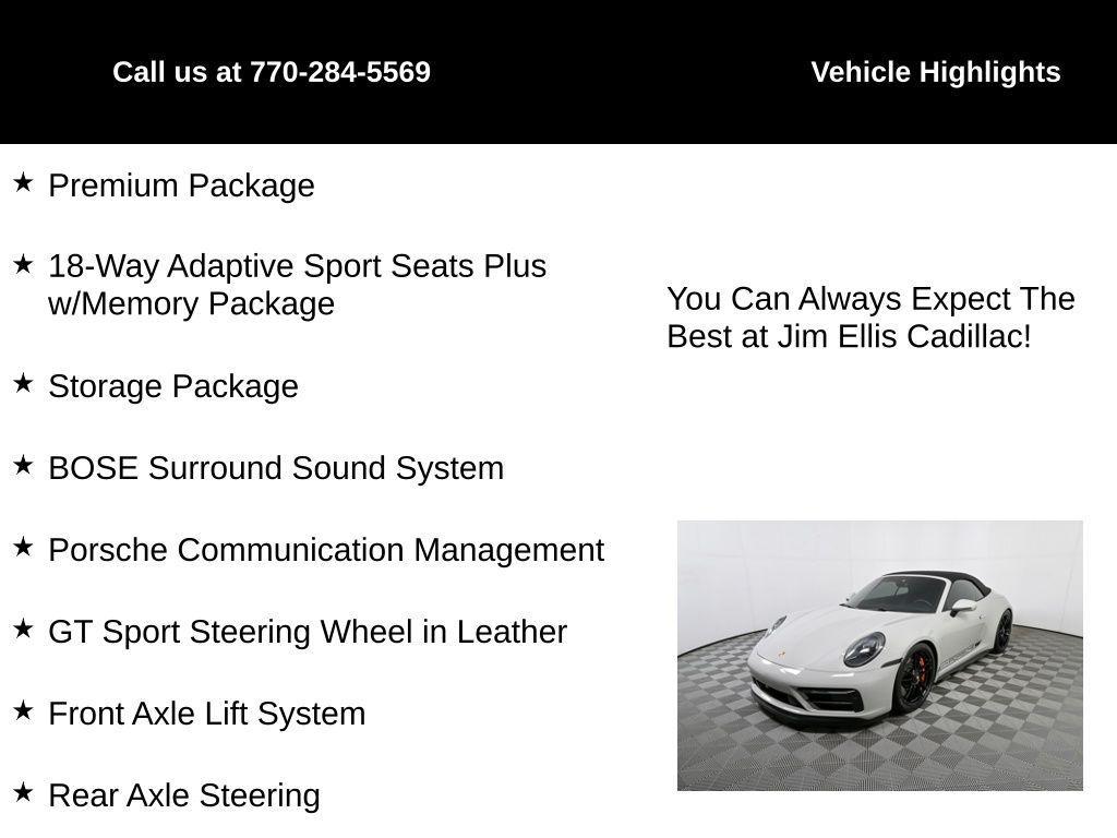 used 2023 Porsche 911 car, priced at $169,500