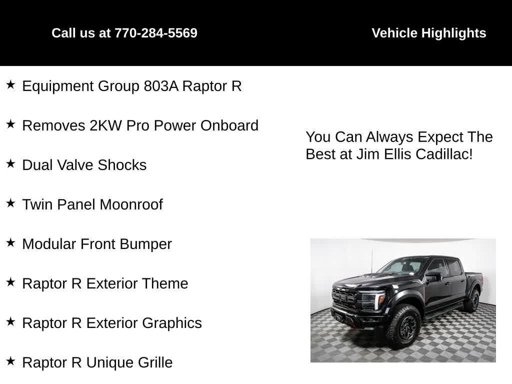 used 2024 Ford F-150 car, priced at $122,800